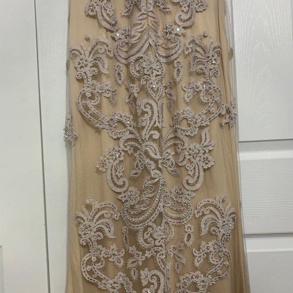 Beaded Lace Wedding/Evening Gown - Picture 6 of 8